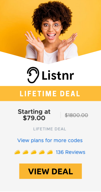 Listnr-Appsumo-Lifetime-Deal-sidebar-image