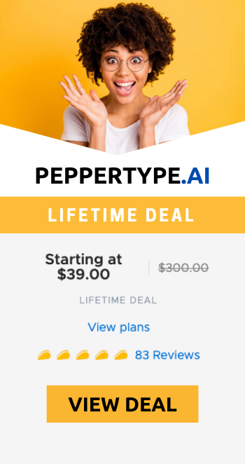 PepperType.AI Lifetime Deal & Review